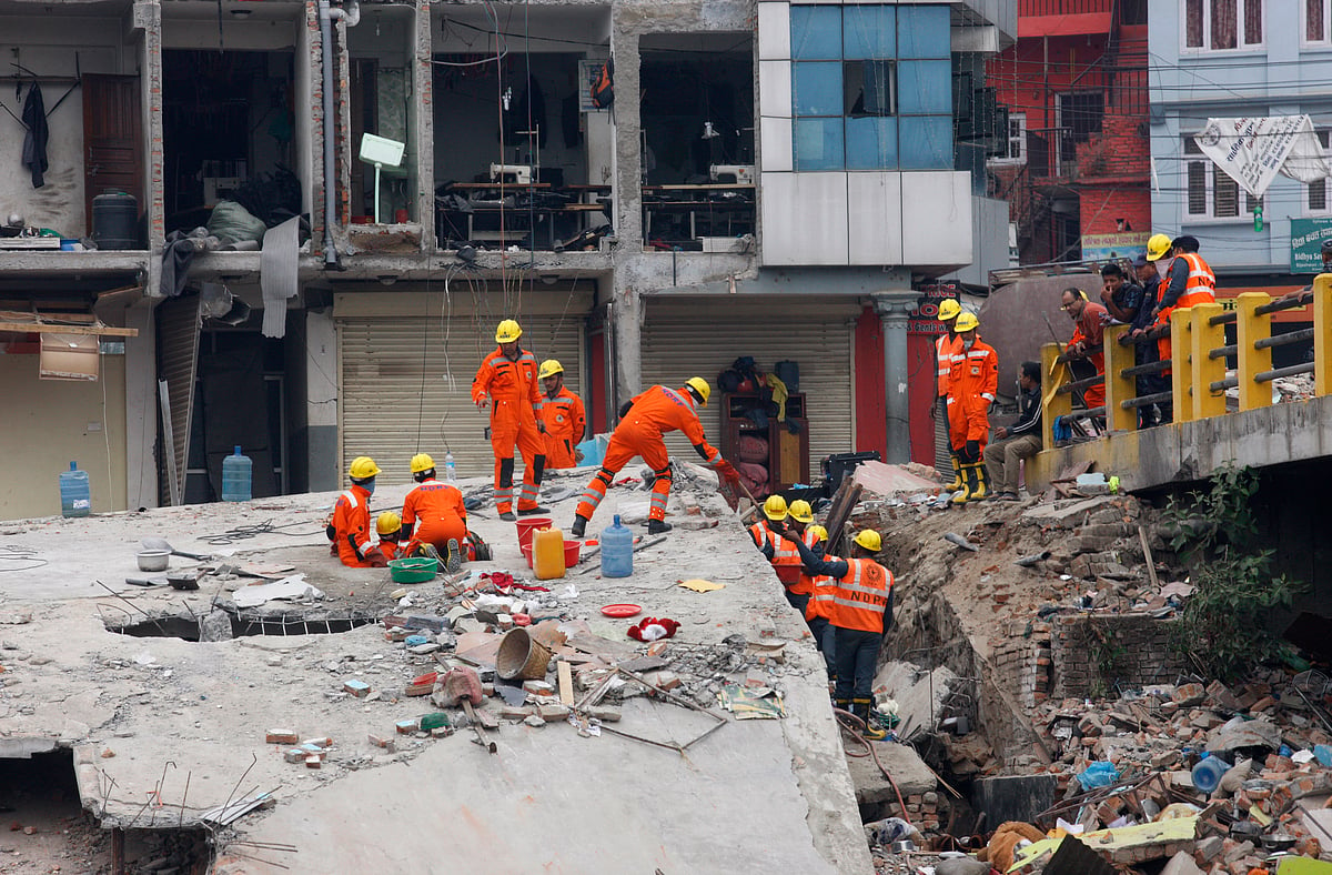 In Pictures Devastation Caused By Earthquake In Nepal In 2015